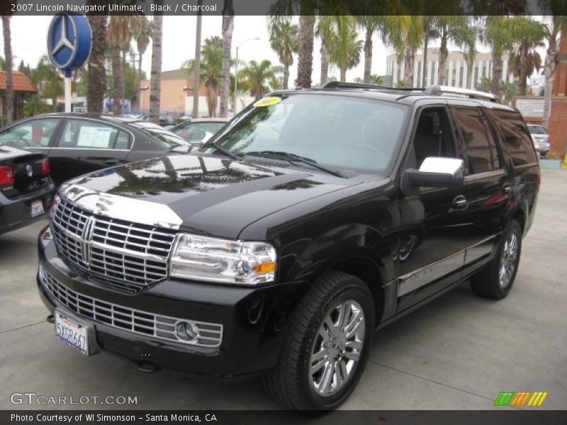 Black / Charcoal 2007 Lincoln Navigator Ultimate