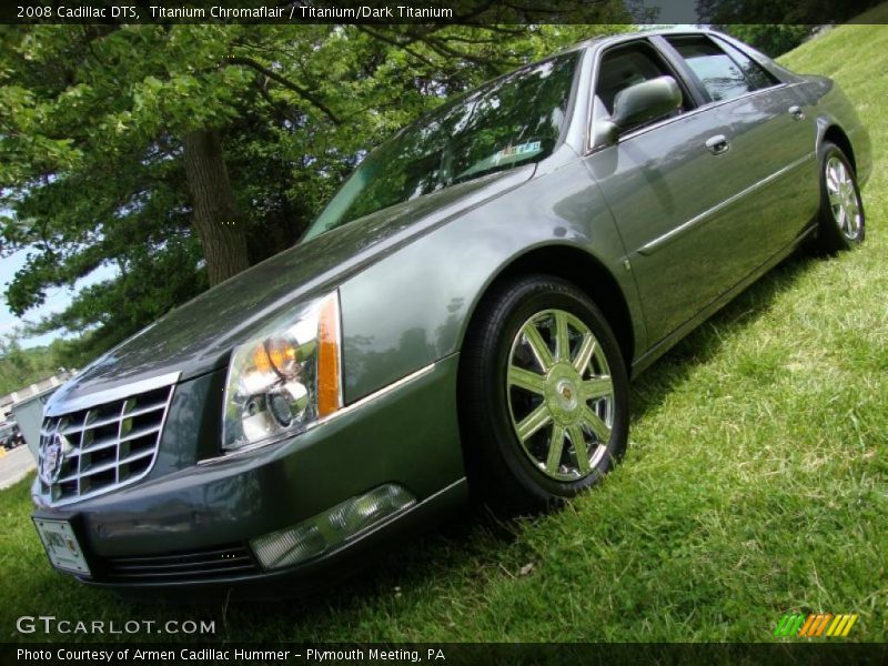 Titanium Chromaflair / Titanium/Dark Titanium 2008 Cadillac DTS