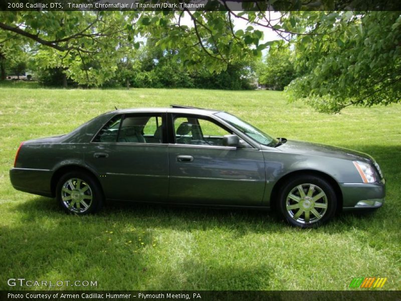 Titanium Chromaflair / Titanium/Dark Titanium 2008 Cadillac DTS