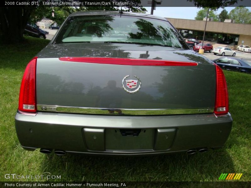 Titanium Chromaflair / Titanium/Dark Titanium 2008 Cadillac DTS