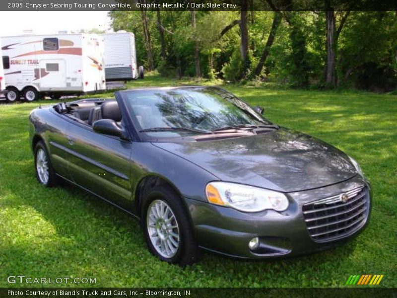 Graphite Metallic / Dark Slate Gray 2005 Chrysler Sebring Touring Convertible