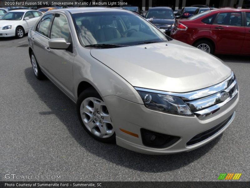 Smokestone Metallic / Medium Light Stone 2010 Ford Fusion SE V6