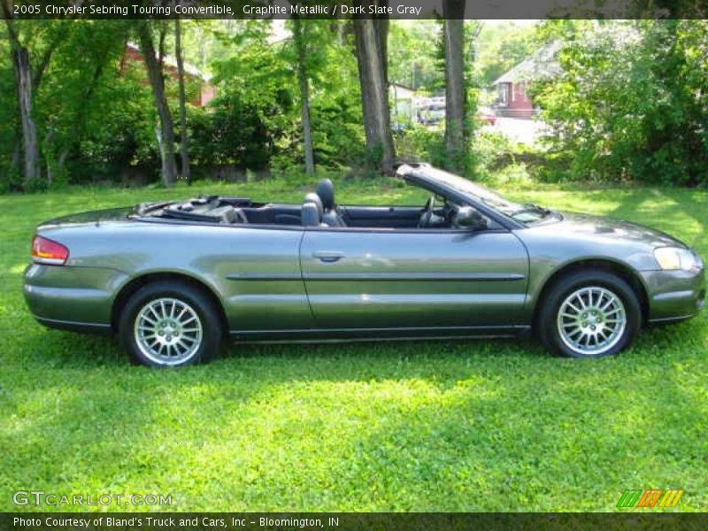 Graphite Metallic / Dark Slate Gray 2005 Chrysler Sebring Touring Convertible