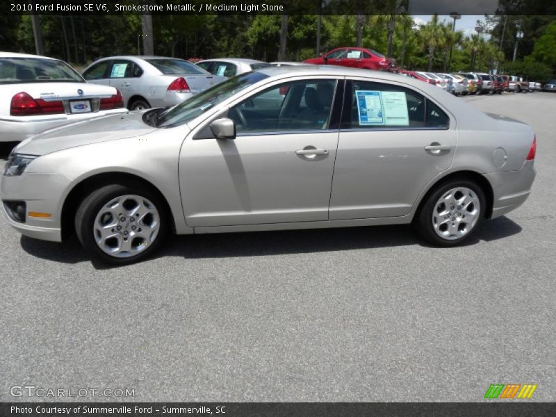 Smokestone Metallic / Medium Light Stone 2010 Ford Fusion SE V6