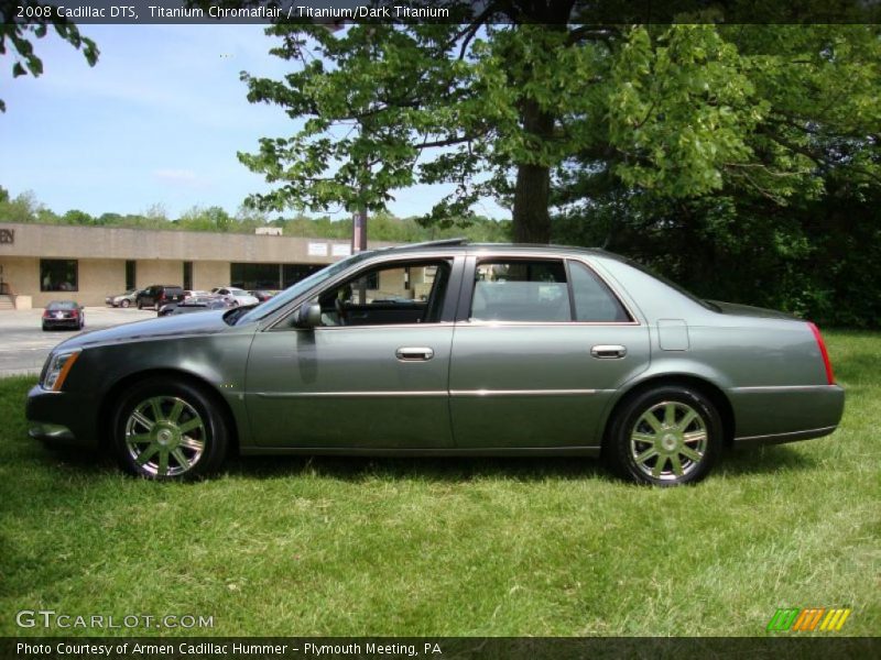 Titanium Chromaflair / Titanium/Dark Titanium 2008 Cadillac DTS
