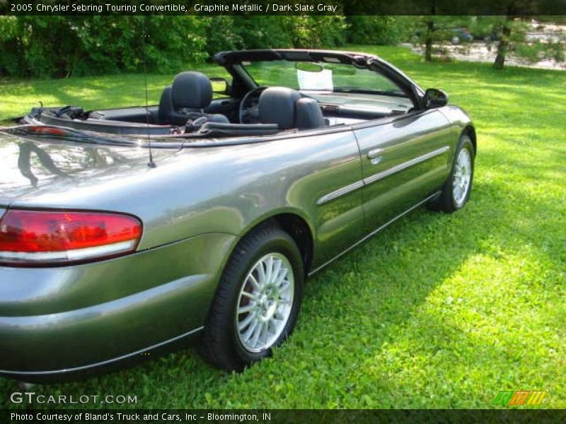 Graphite Metallic / Dark Slate Gray 2005 Chrysler Sebring Touring Convertible