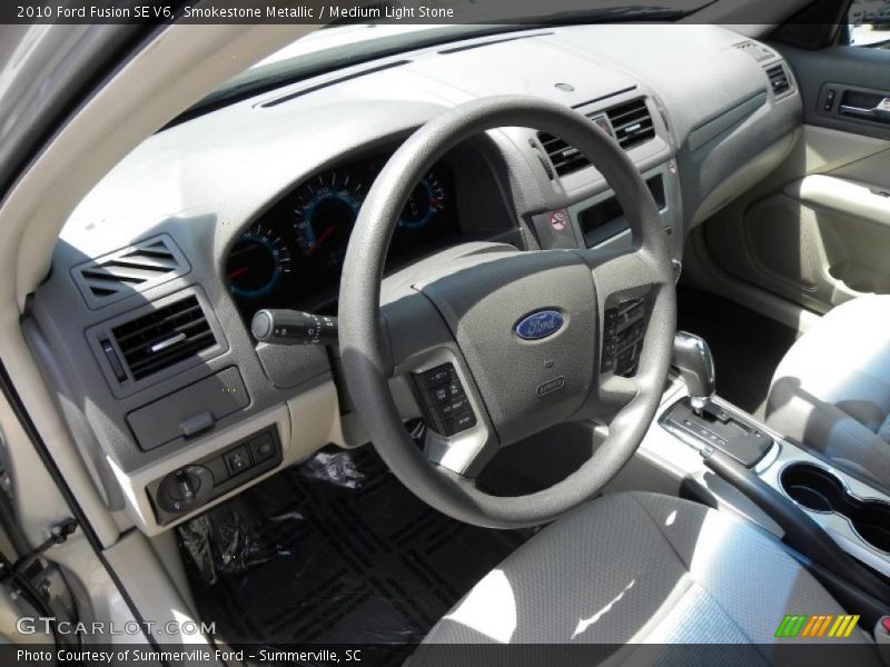 Smokestone Metallic / Medium Light Stone 2010 Ford Fusion SE V6
