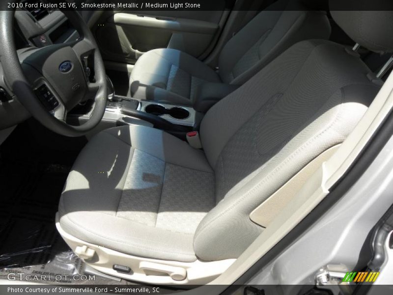 Smokestone Metallic / Medium Light Stone 2010 Ford Fusion SE V6