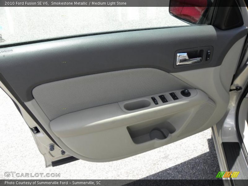 Smokestone Metallic / Medium Light Stone 2010 Ford Fusion SE V6