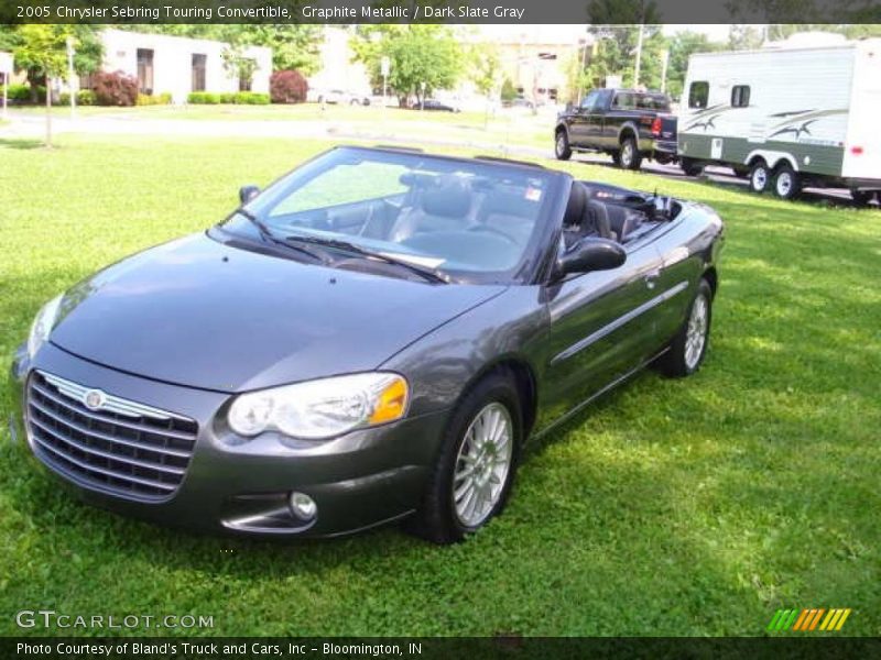 Graphite Metallic / Dark Slate Gray 2005 Chrysler Sebring Touring Convertible