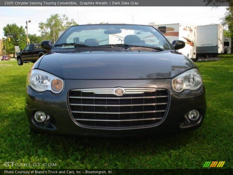 Graphite Metallic / Dark Slate Gray 2005 Chrysler Sebring Touring Convertible