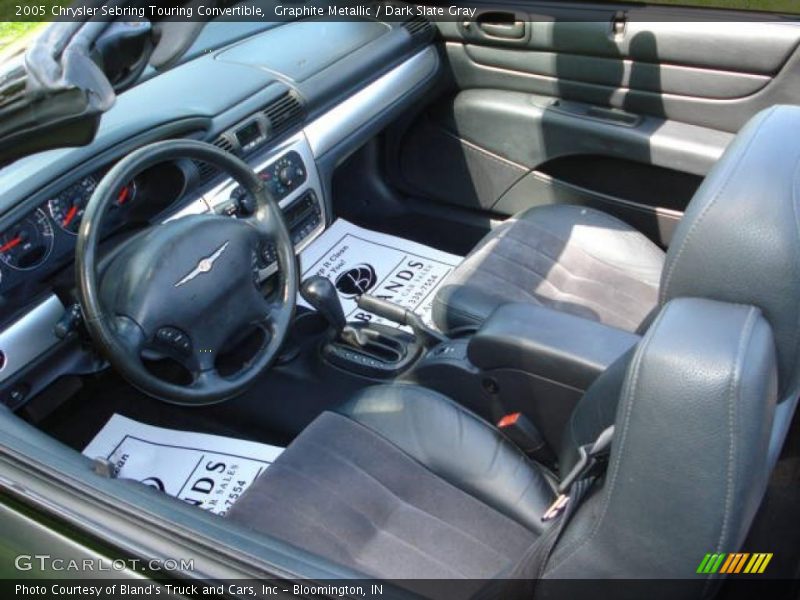 Graphite Metallic / Dark Slate Gray 2005 Chrysler Sebring Touring Convertible