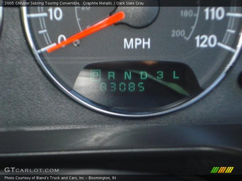 Graphite Metallic / Dark Slate Gray 2005 Chrysler Sebring Touring Convertible