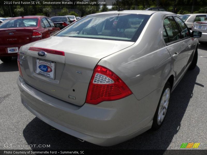 Smokestone Metallic / Medium Light Stone 2010 Ford Fusion SE V6