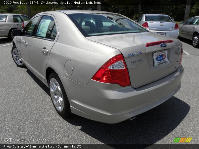 Smokestone Metallic / Medium Light Stone 2010 Ford Fusion SE V6