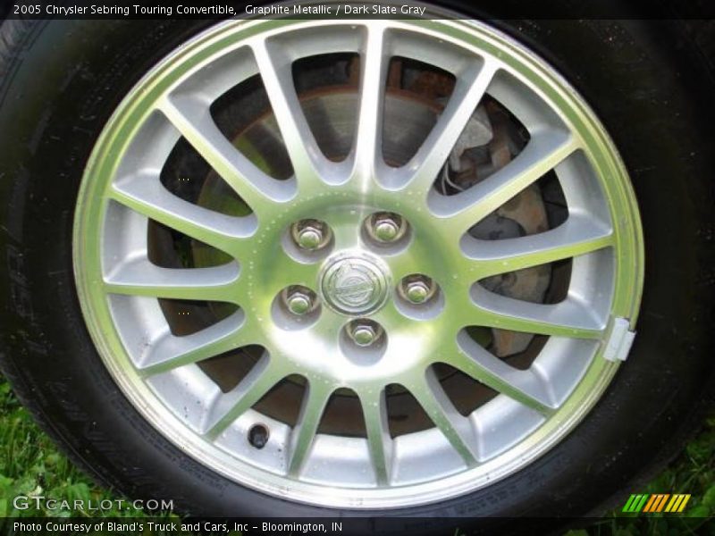 Graphite Metallic / Dark Slate Gray 2005 Chrysler Sebring Touring Convertible