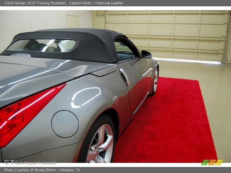 Carbon Silver / Charcoal Leather 2009 Nissan 350Z Touring Roadster