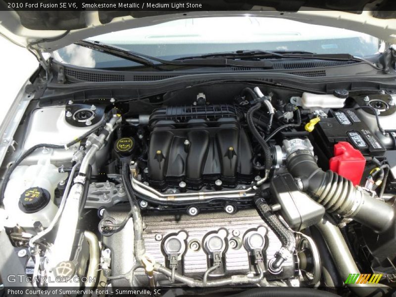 Smokestone Metallic / Medium Light Stone 2010 Ford Fusion SE V6