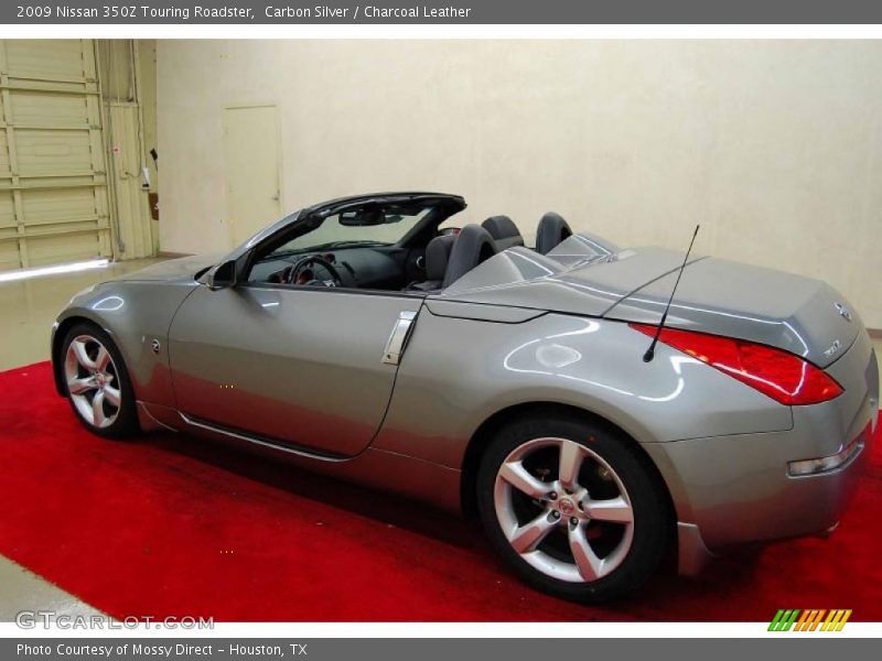 Carbon Silver / Charcoal Leather 2009 Nissan 350Z Touring Roadster