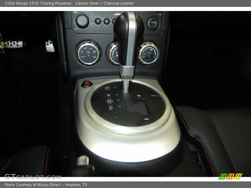 Carbon Silver / Charcoal Leather 2009 Nissan 350Z Touring Roadster