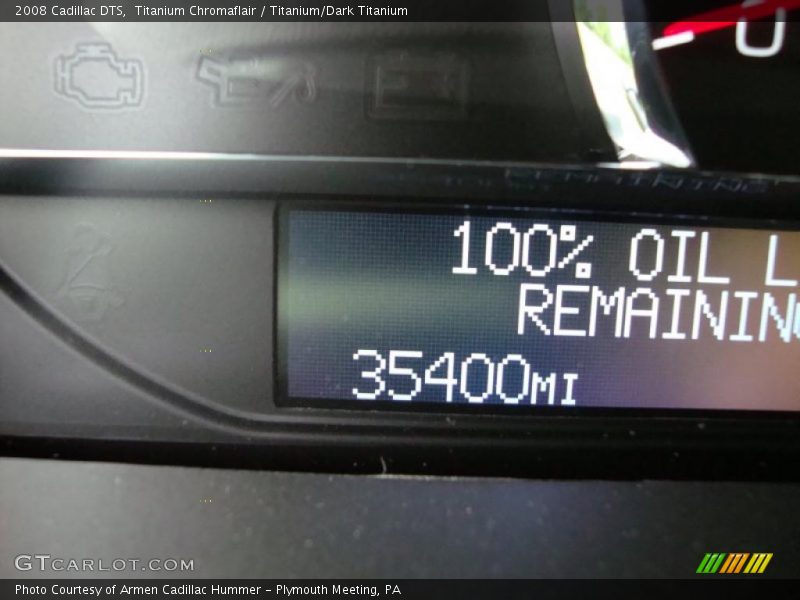 Titanium Chromaflair / Titanium/Dark Titanium 2008 Cadillac DTS