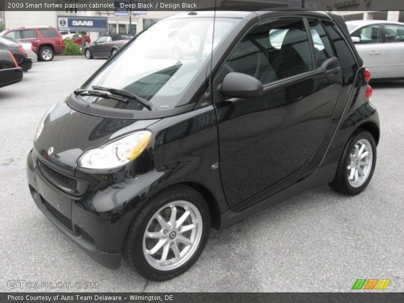 Deep Black / Design Black 2009 Smart fortwo passion cabriolet