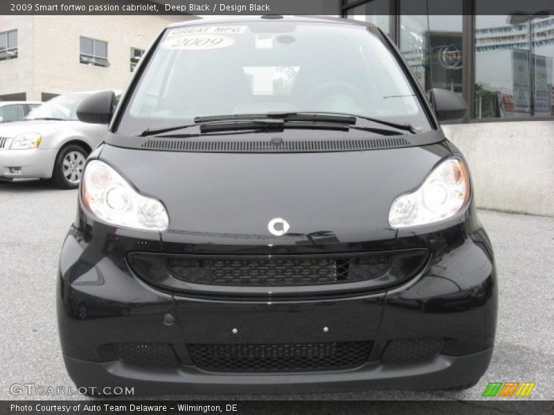 Deep Black / Design Black 2009 Smart fortwo passion cabriolet