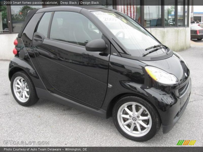 Deep Black / Design Black 2009 Smart fortwo passion cabriolet