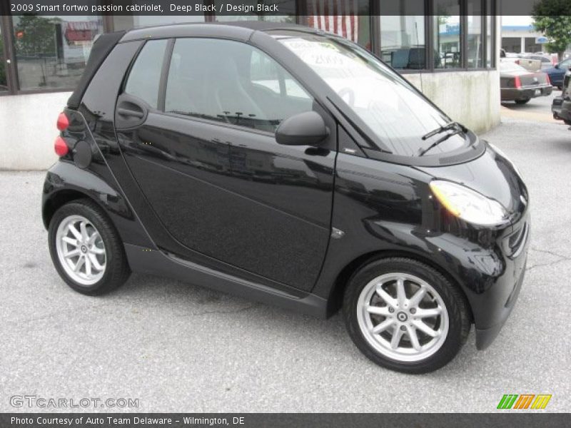 Deep Black / Design Black 2009 Smart fortwo passion cabriolet