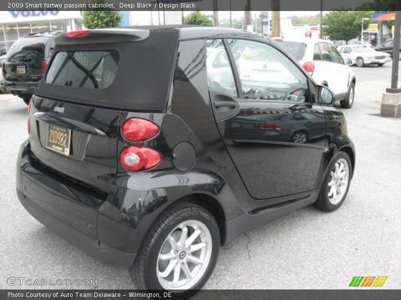Deep Black / Design Black 2009 Smart fortwo passion cabriolet