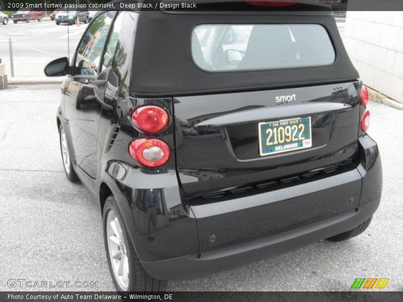Deep Black / Design Black 2009 Smart fortwo passion cabriolet