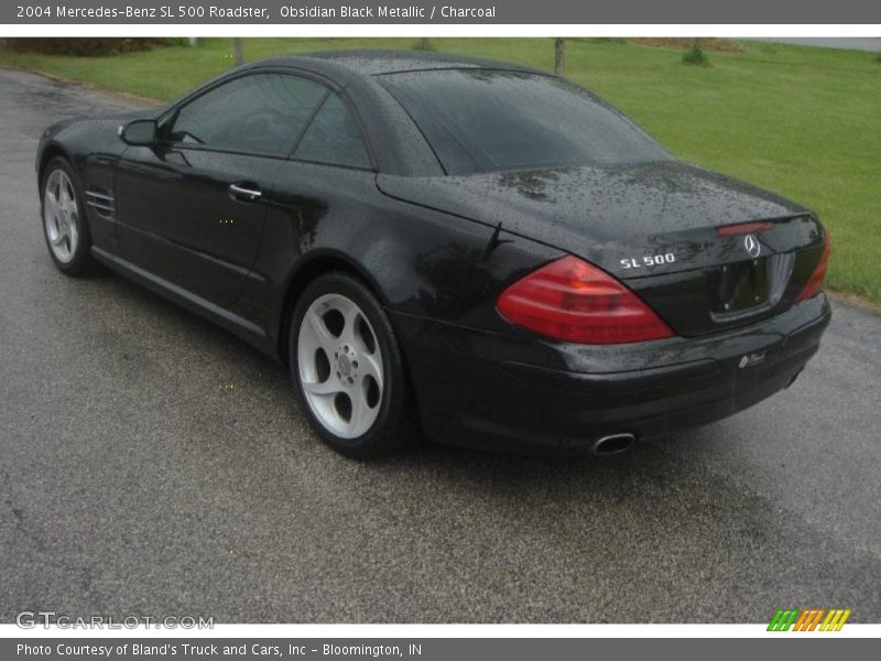 Obsidian Black Metallic / Charcoal 2004 Mercedes-Benz SL 500 Roadster