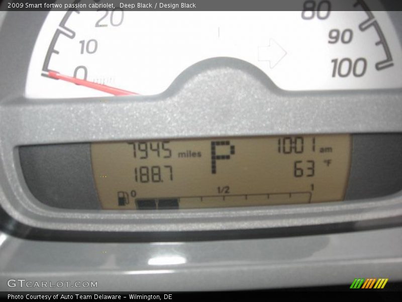 Deep Black / Design Black 2009 Smart fortwo passion cabriolet