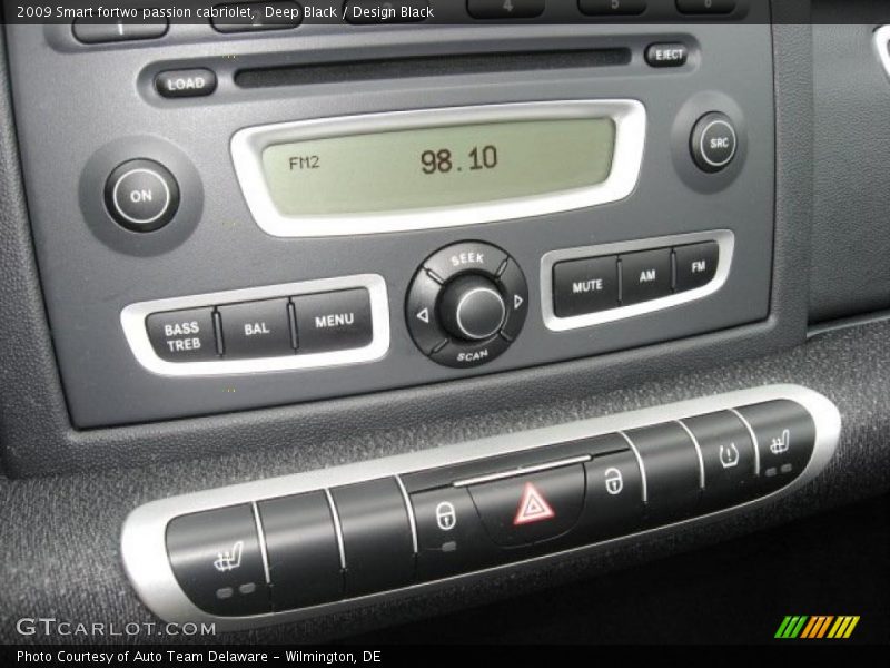 Deep Black / Design Black 2009 Smart fortwo passion cabriolet