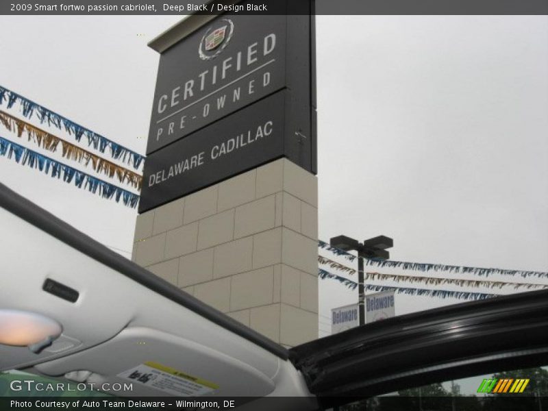 Deep Black / Design Black 2009 Smart fortwo passion cabriolet