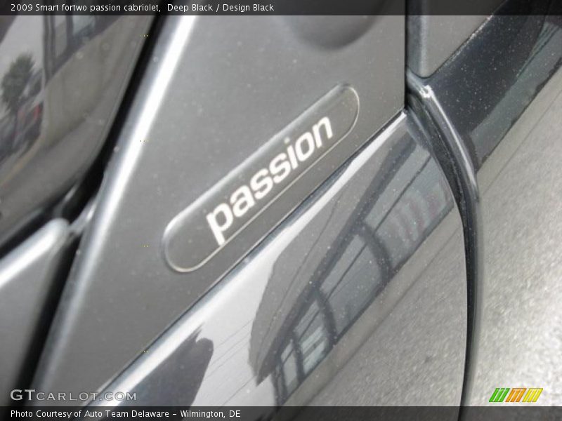 Deep Black / Design Black 2009 Smart fortwo passion cabriolet