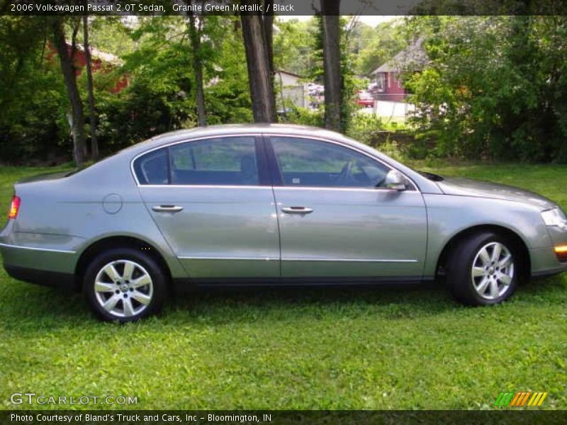 Granite Green Metallic / Black 2006 Volkswagen Passat 2.0T Sedan