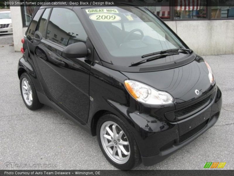 Deep Black / Design Black 2009 Smart fortwo passion cabriolet
