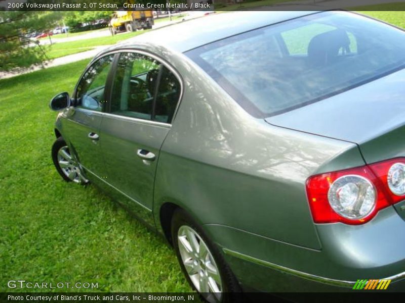 Granite Green Metallic / Black 2006 Volkswagen Passat 2.0T Sedan