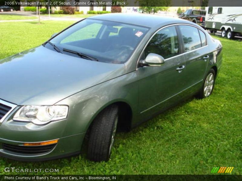 Granite Green Metallic / Black 2006 Volkswagen Passat 2.0T Sedan