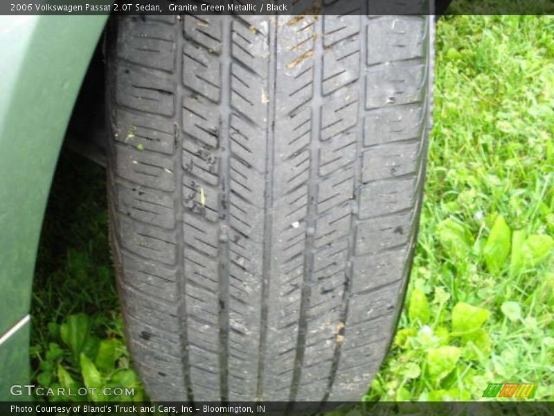 Granite Green Metallic / Black 2006 Volkswagen Passat 2.0T Sedan
