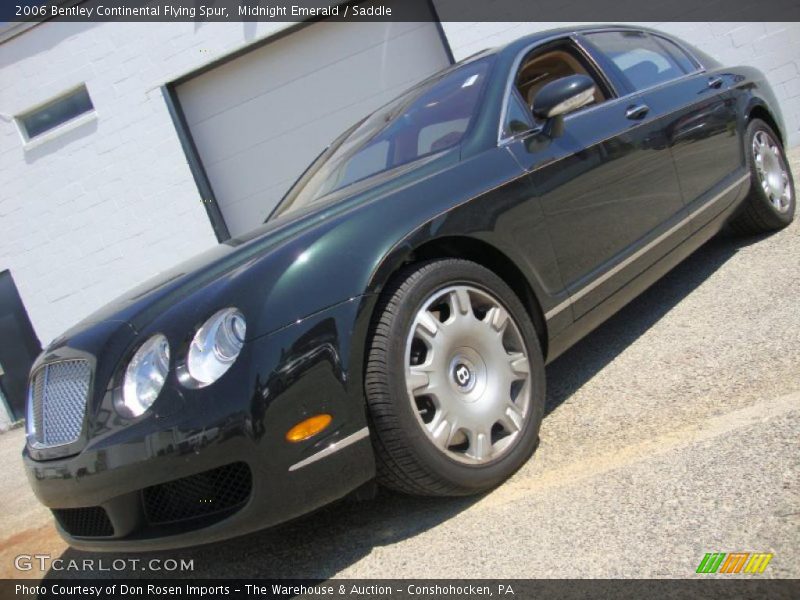 Midnight Emerald / Saddle 2006 Bentley Continental Flying Spur