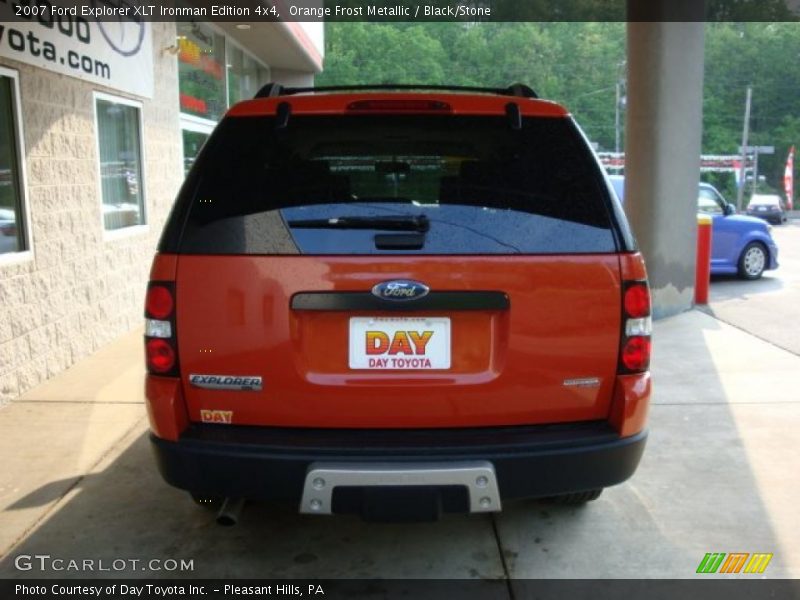 Orange Frost Metallic / Black/Stone 2007 Ford Explorer XLT Ironman Edition 4x4