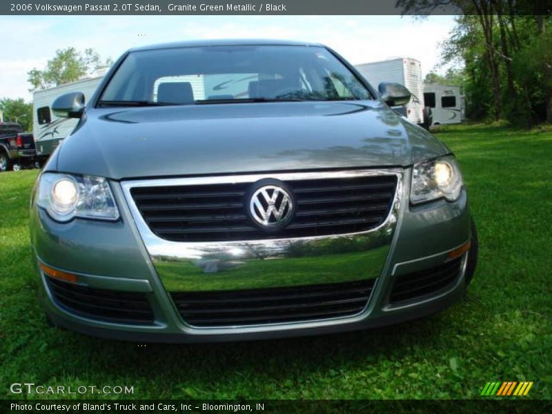 Granite Green Metallic / Black 2006 Volkswagen Passat 2.0T Sedan