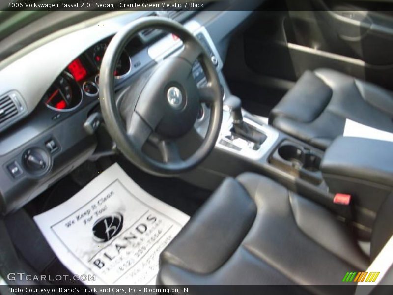 Granite Green Metallic / Black 2006 Volkswagen Passat 2.0T Sedan