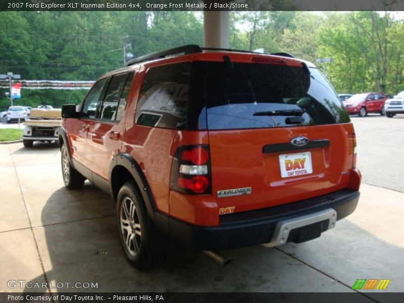 Orange Frost Metallic / Black/Stone 2007 Ford Explorer XLT Ironman Edition 4x4