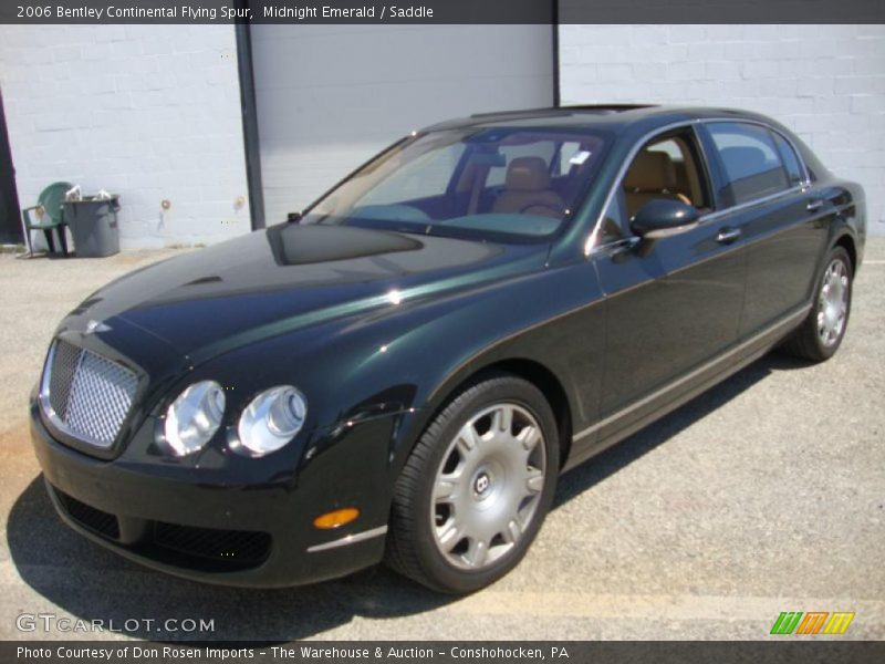 Midnight Emerald / Saddle 2006 Bentley Continental Flying Spur