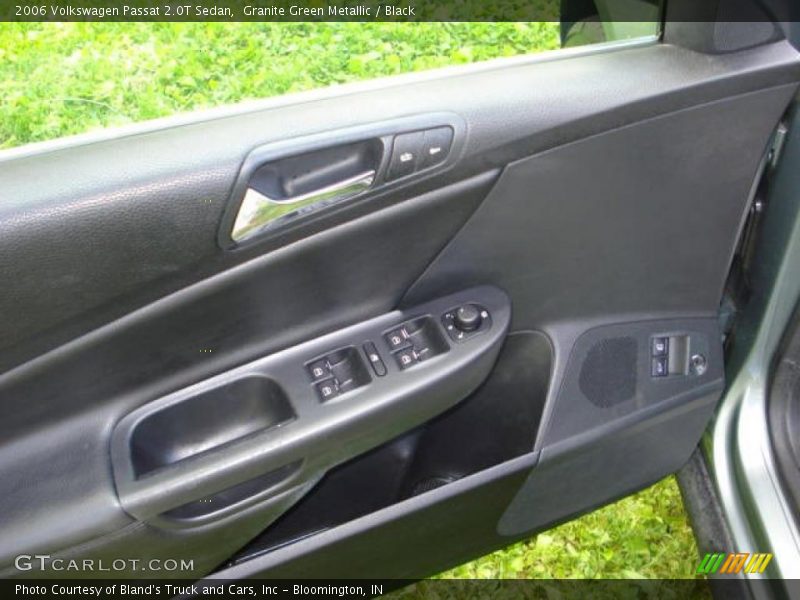 Granite Green Metallic / Black 2006 Volkswagen Passat 2.0T Sedan
