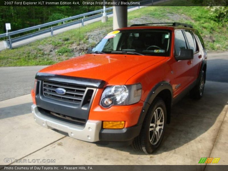 Orange Frost Metallic / Black/Stone 2007 Ford Explorer XLT Ironman Edition 4x4