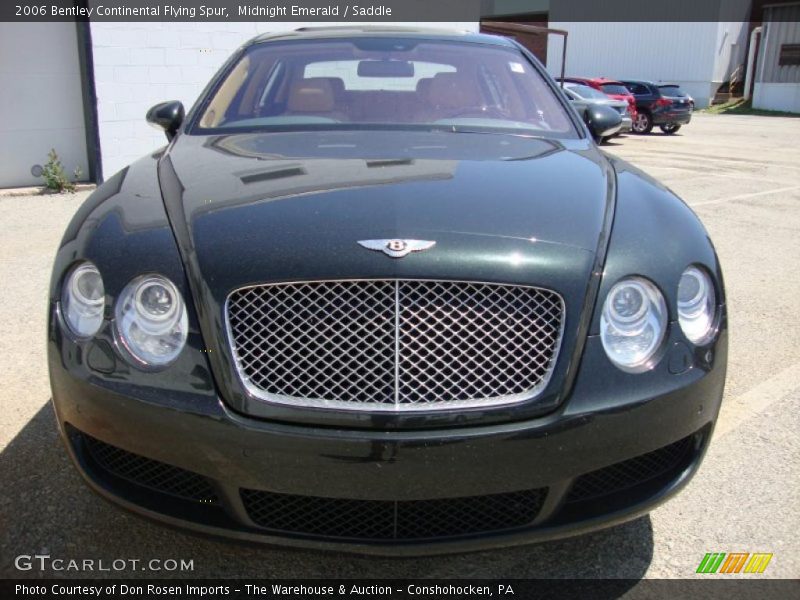 Midnight Emerald / Saddle 2006 Bentley Continental Flying Spur